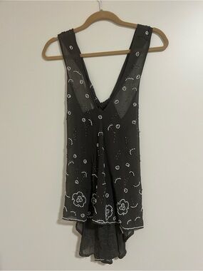 LF  Beaded Floral Top